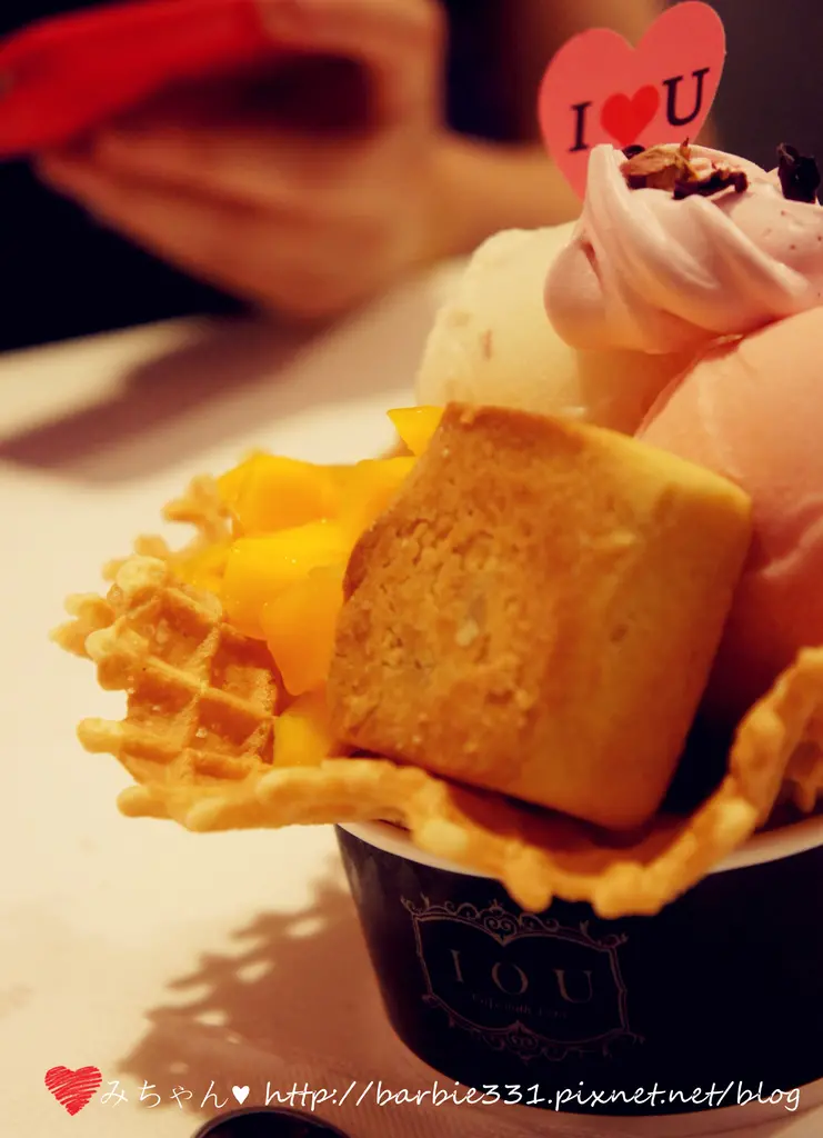 ♥IOU Cafe with Love♥ 有著浪漫愛情故事的夢幻手工極緻冰品 