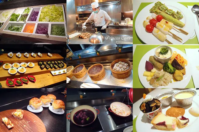 [窩客島體驗文]台北東區(明曜百貨)美食│母親節大餐_素食吃到飽(BUFFET)【果然匯】*來場別緻的蔬食饗宴，少了大魚大肉～讓你吃得美味又健康！