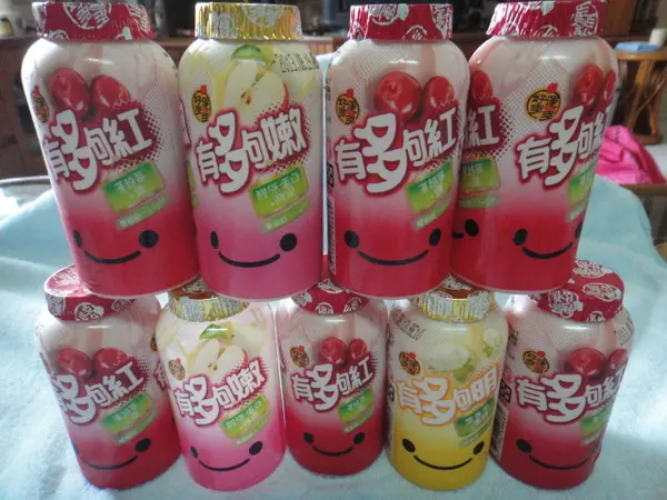 [飲品]可愛迷人又口味多樣的有夠好運零脂肪多多   好運多多