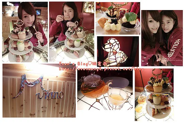 【食記】Murano莫拉諾咖啡-彩繪玻璃風格店面享受華麗英式三層下午茶♥