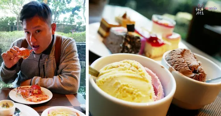 台北螃蟹料理吃到飽~市民大道旁《美麗信雨林自助餐廳》必吃甜點梅諾卡冰淇淋一定要先搶