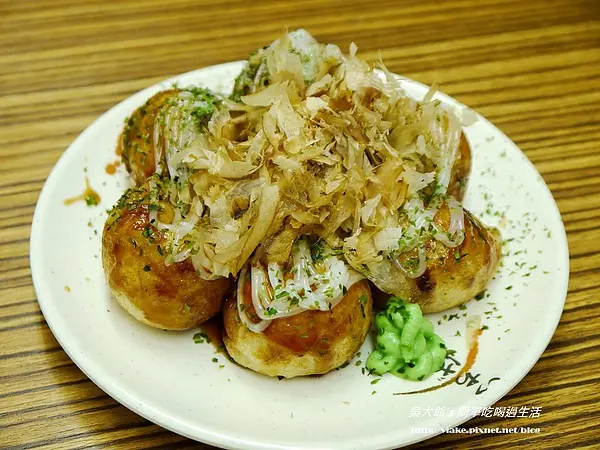 『食記』台北市．松山饒河夜市．大阪屋章魚燒(吃過最好吃的章魚燒)