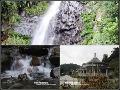 宜蘭。五峰旗瀑布順遊聖母朝聖地