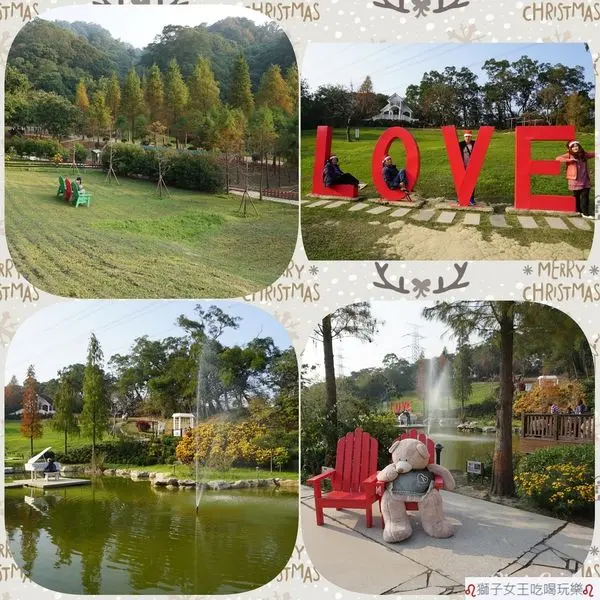 (新竹●芎林)新竹飛鳳山~心鮮森林莊園~12月森林耶誕月，帶著紅色聖誕帽即可免費入園~超好拍的落羽松大道~適合遛小孩的大草皮
