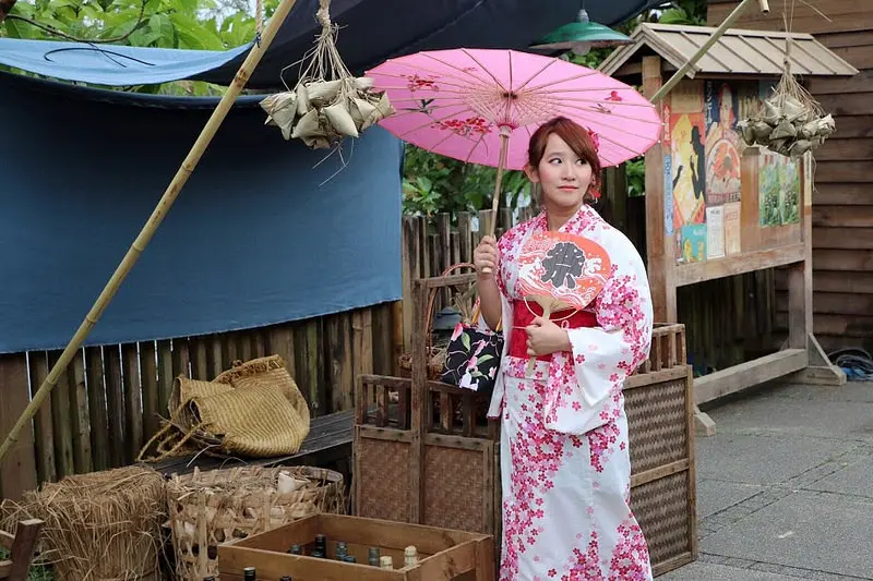 【羽諾和服體驗】『沐樂京都·和服體驗·咖啡·茶』❤台灣妹搖身變成櫻花妹 不用到日本也可以穿上美美的和服❤宜蘭羅東和服租借推薦