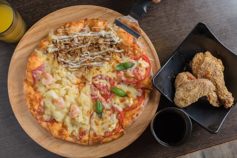 高雄美食 - Double Cheese 大樂店 x 279元起窯烤pizza炸雞義大利麵吃到飽