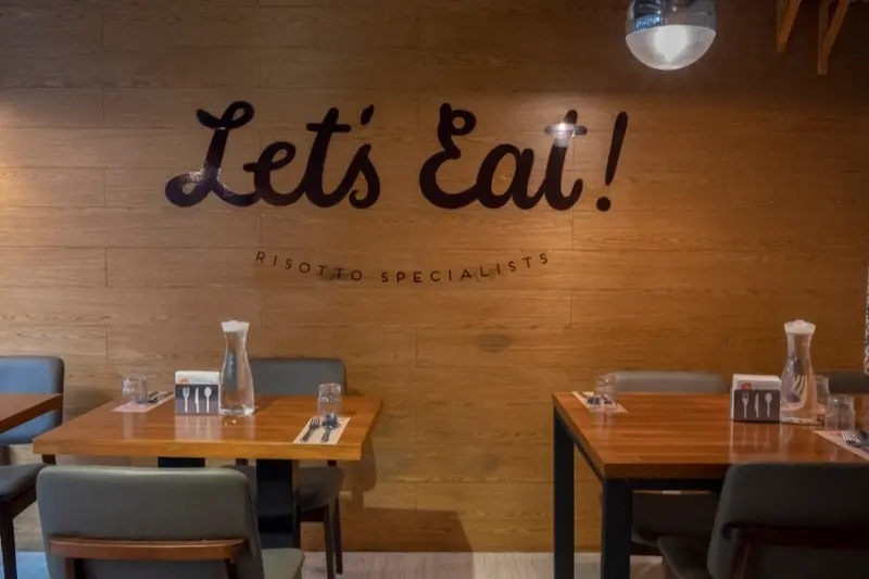 台北南京復興義式料理 Lets eat 吃義燉飯｜吃燉飯還能拼拼圖，嚐的到米心口感與滑順滋味，讓人上癮的美味燉飯 · 算命的說我很愛吃