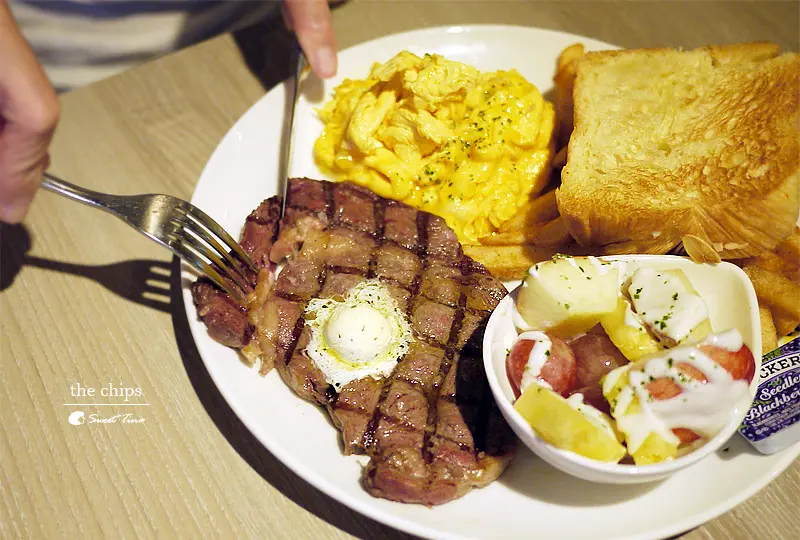 【食記．大安區】the chips美式餐廳(光復店) - 大份量早午餐 | 運動主題餐廳 ღ捷運國父紀念館站．早午餐推薦ღ