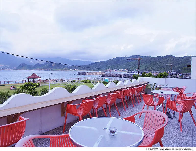 【基隆 Keelung】八斗子潮境公園 希臘天空異國風咖啡館義大利麵晚餐