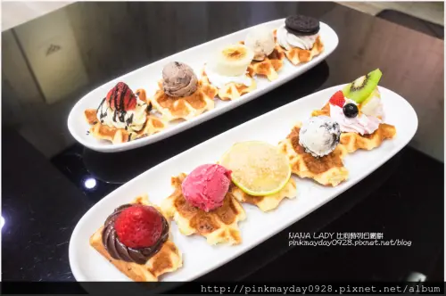 ✿高雄✿ (試) 黑白色調的質感裝潢 外酥脆內鬆軟的比利時鬆餅 ➜ NANA LADY 比利時列日鬆餅