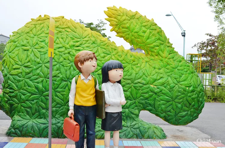 [宜蘭]幾米廣場。繪本中片刻的微風景