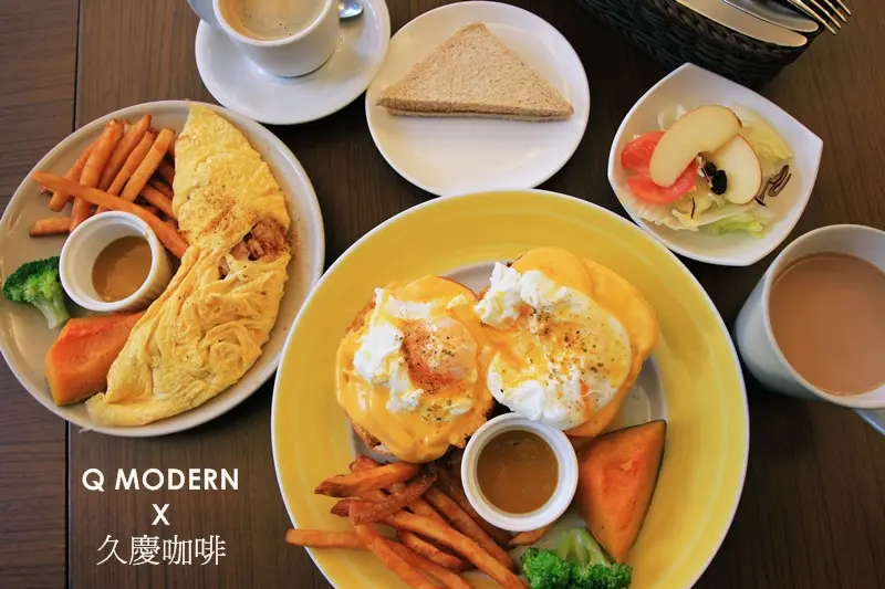 【台中美食推薦】久慶咖啡。吃過就難忘的班尼迪克蛋早午餐