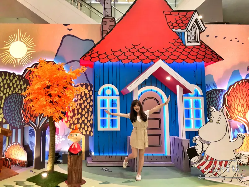 【桃園。免費展覽】超可愛的嚕嚕米現身台茂購物中心,四大主題一次拍個夠,本月最熱門親子景點 - Fun閃情旅