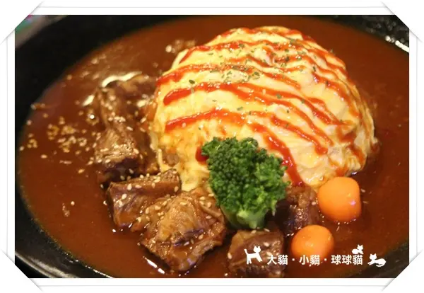 ◎大食代食神大選─PaPaEgg蛋包飯 紅酒牛肉嫩‧照燒雞腿香