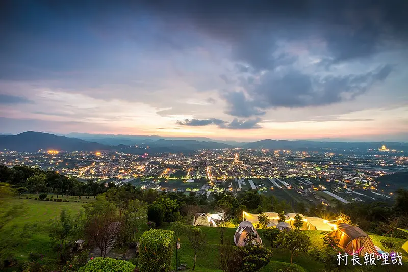 【露營趣】｛南投。埔里鎮｝露客迷第9露！大膽挑戰飛行傘，入住豪華夜景營區，虎嘯山莊一切包辦
