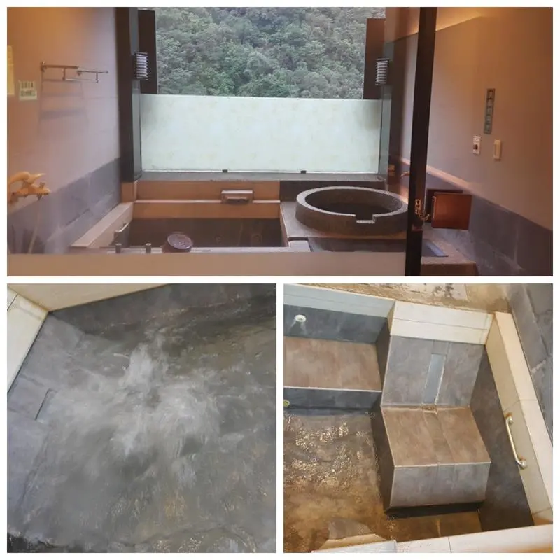 [新北金山]八煙溫泉會館~雙人湯屋加定食~冬天、雨天好去處~