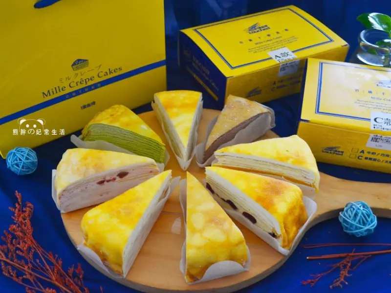 【團購美食】塔吉特Touched千層蛋糕不甜不膩好滋味，八種口味一次滿足......