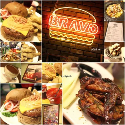 發福廚房 Bravo Burger，食記【台北東區】花生牛肉漢堡之炸菇菇好食