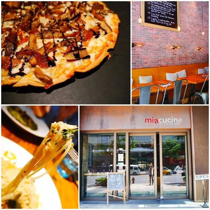 【內湖美食】mia cucina內湖店。義式創意蔬食料理 無肉也可以很美味。內科工業風咖啡廳 大份量適合聚餐。西湖站2號出口
