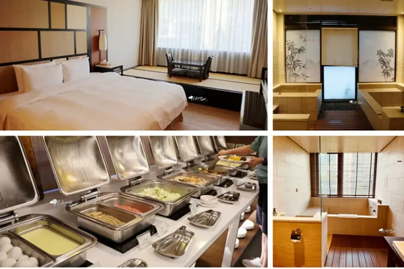 體驗白磺泉牛奶湯！新北投站「水美溫泉會館」舒適浴池、美味自助早餐吃到飽，等你來享受。