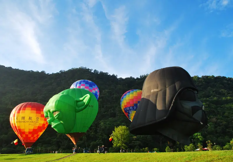 初夏 . 飛球日記 - 第一場 ? * 桃園 . 石門水庫熱氣球嘉年華