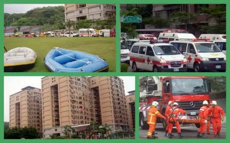 99年度災害防救演習　河濱公園演練現拍                
      