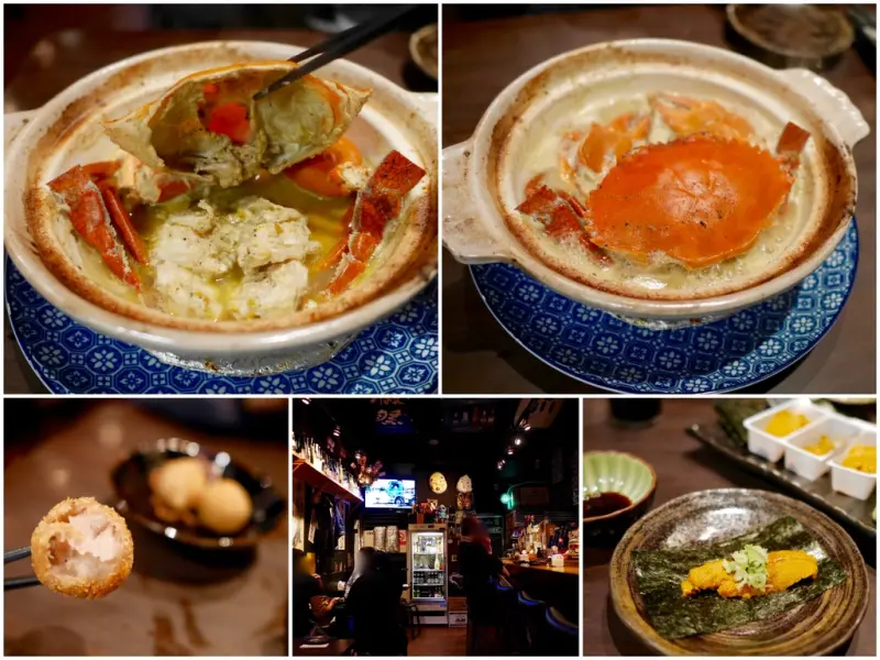 台北中山區美食｜川賀燒烤居酒屋(合江店) 誘人的奶油螃蟹必點 2018菜單（近台北大學、捷運行天宮站、中山國中站）