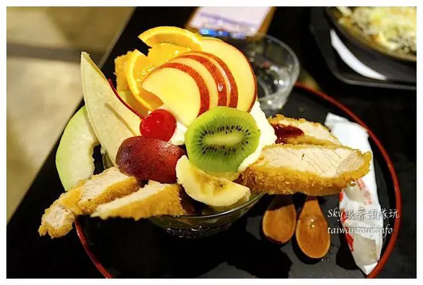 台灣炸豚排聖代【芝麻開門日式食堂】              