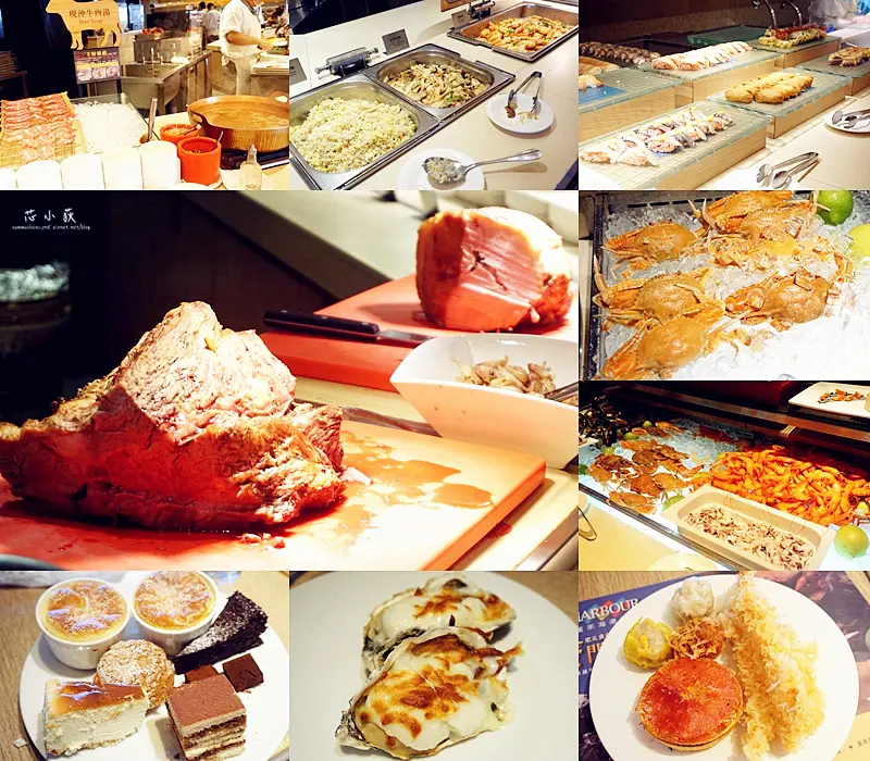 漢來海港自助餐廳。台中全自助吃到飽票選第1名，主打新鮮大量海鮮，號稱全台最多生魚片，台中高CP值吃到飽餐廳!
