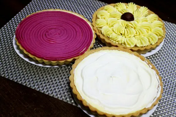 【羽諾食記】君城本家新品體驗~芋頭 拿鐵 北海道起司塔              