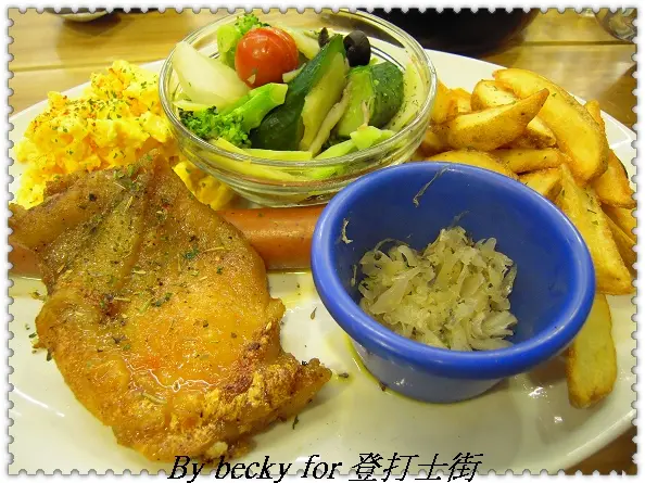 可以續各種口味的手工麵包～登打士街麵包美式主題餐廳(台北店)