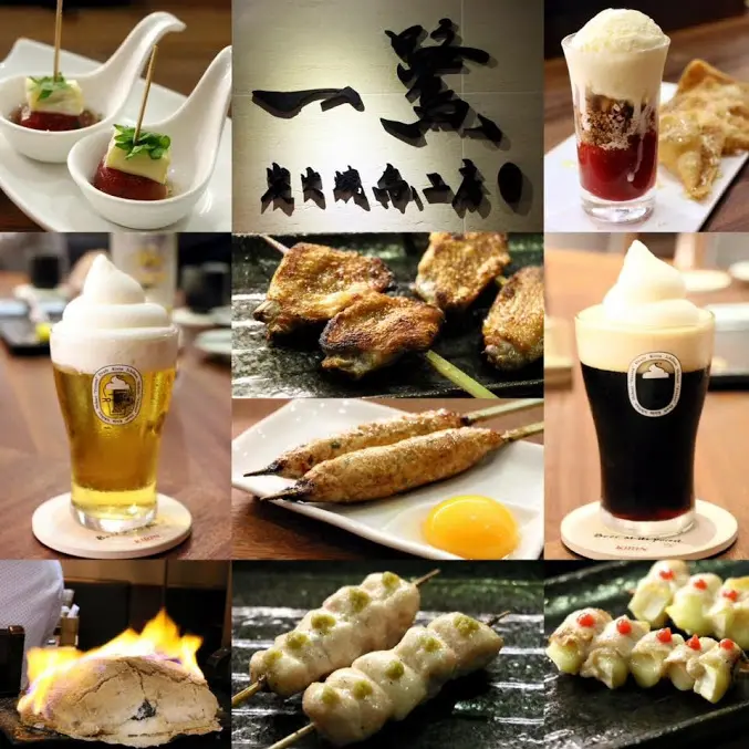 台北。中山～美味串燒。每天有猜拳得火焰神秘大獎活動～ㄧ鷺炭火燒鳥工房(松江店)二訪（捷運行天宮站）（試吃）