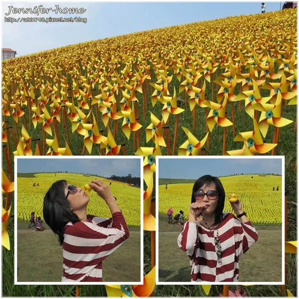 基隆嘉年華會~~轉動幸福，擁抱希望，萬人祈福黃色小鴨風車