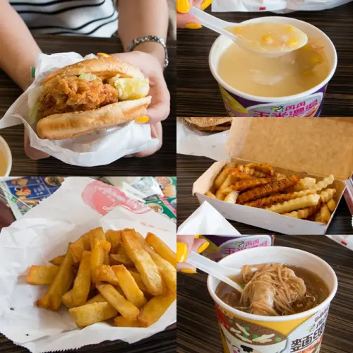  丹丹漢堡，最熱門的早餐店！台南大灣店