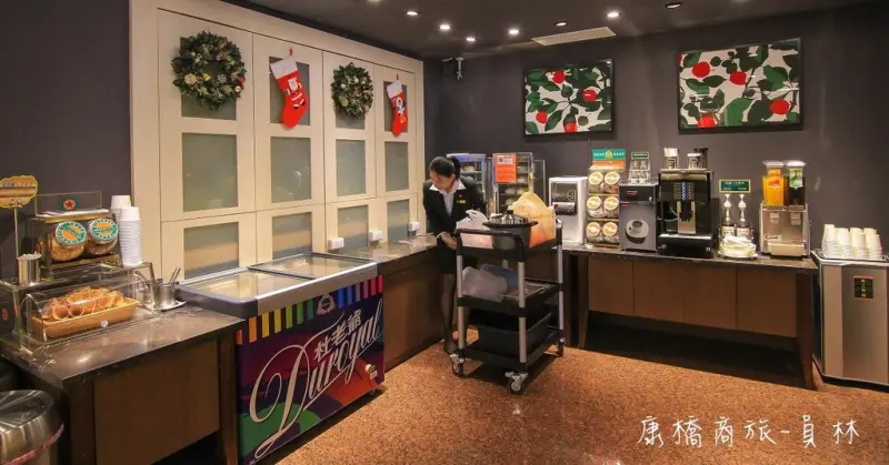 彰化住宿推薦:員林康橋商旅：彰化CP值超高住宿,午茶提供爆米花.濃湯.冰淇淋.包子,果汁~大坪數房間,超豐富早餐buffet,免費租借腳踏車,吃飽飽喝飽飽玩彰化