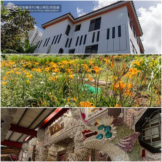 【虎亂玩一通】【三芝】芝柏藝術村、橫山梯田、貝殼廟