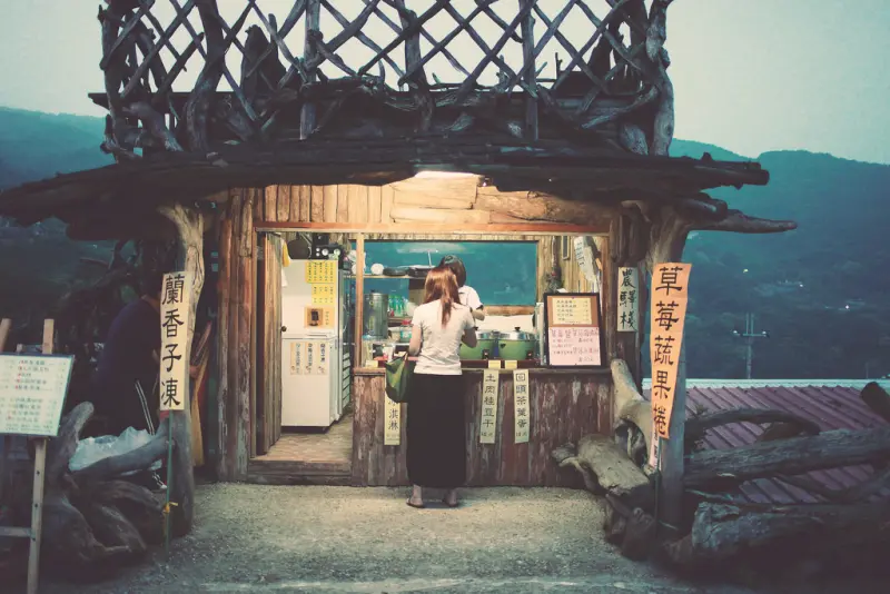 午後春櫻的台北小天梯