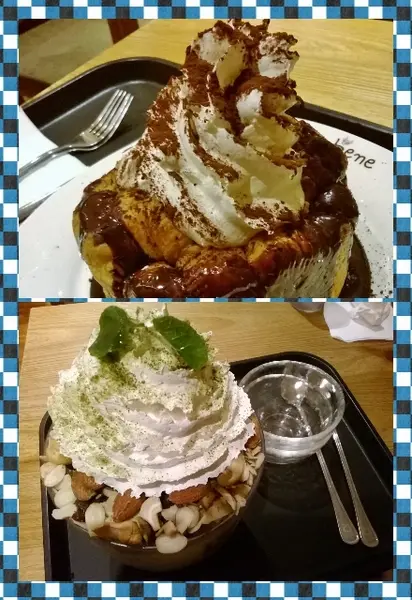 早午晚宵夜通吃！創新甜點派脆思&重量級抹茶刨冰——韓國連鎖店Caffe bene        
      