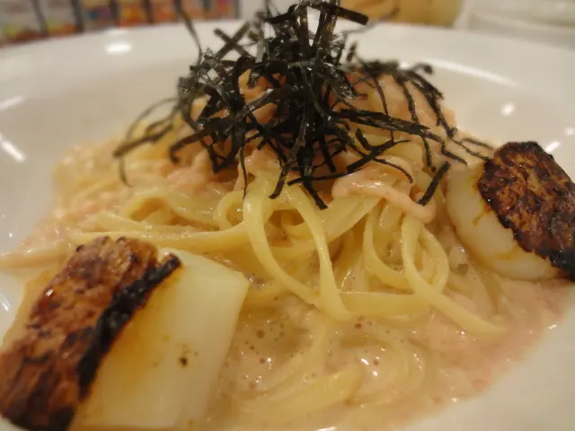 (美食 台北忠孝復興) Trine & Zen(傑恩與崔妮) ~ 吃了胃口大開的干貝明太子奶油義大利麵