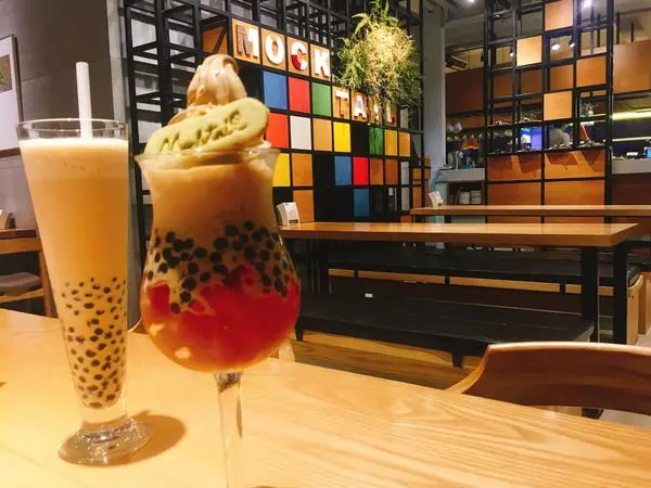 捷運松江南京站✿瑪可緹Mocktail 輕生活茶飲空間✿春水堂副牌 ! 招牌的珍珠奶茶霜淇淋~滿滿台灣味! 好消暑~