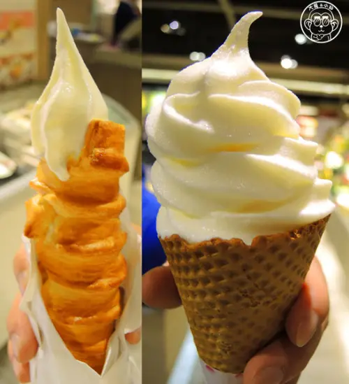 呷飽祙【台北站前新光･悠美菓子Sweets History】勝！特濃霜淇淋及新奇捲捲派