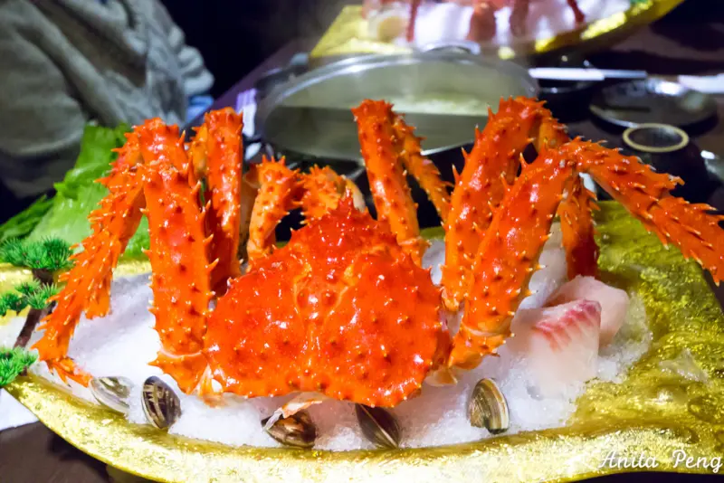 【吃喝．台北】紅蟹將軍～台北市大安區帝王蟹吃到飽餐廳，膽固醇的事明天再想吧！