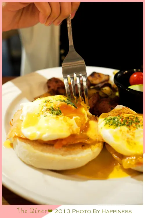 【台北信義_ATT4fun】The Diner樂子♥份量超大的經典早午餐,終於吃到了!!♥