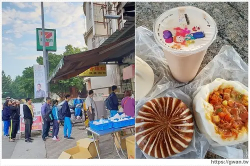 一大早就排隊，黑珍珠、披薩包，太晚來保證買不到！！