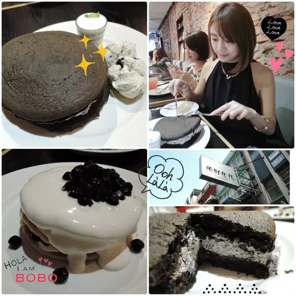 [食記。午茶] ♥♥ Lag很久才吃到! 美好年代 Belle Époque 二店 - 小美好 復古主題餐廳 珍珠奶茶鬆餅 ♥♥