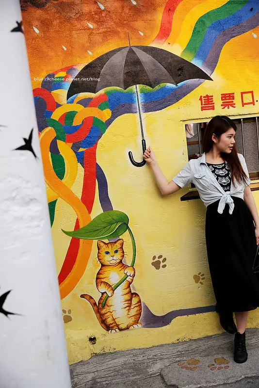【雲林虎尾彩繪景點】屋頂上的貓 - 頂溪社區藏著卡哇伊的貓咪們