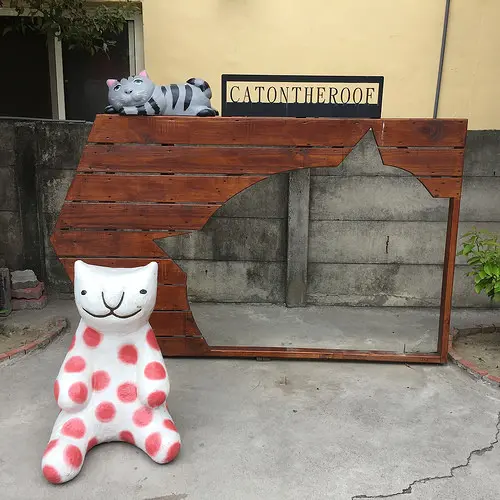 ☞【雲林 虎尾】頂溪里 屋頂上的貓 3D立體彩繪村 推薦景點