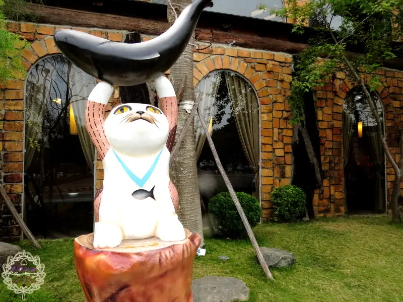 2015.03.10 -【台南】虱目魚主題館　有貓又有魚，裡頭有很多虱目魚的由來與知識，對面又有億載金城，是親子同遊的好地方！！