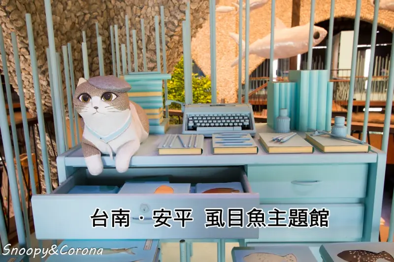 【玩樂．台南】虱目魚主題館～台南安平觀光工廠，可愛俏皮的貓咪陪伴大家認識虱目魚