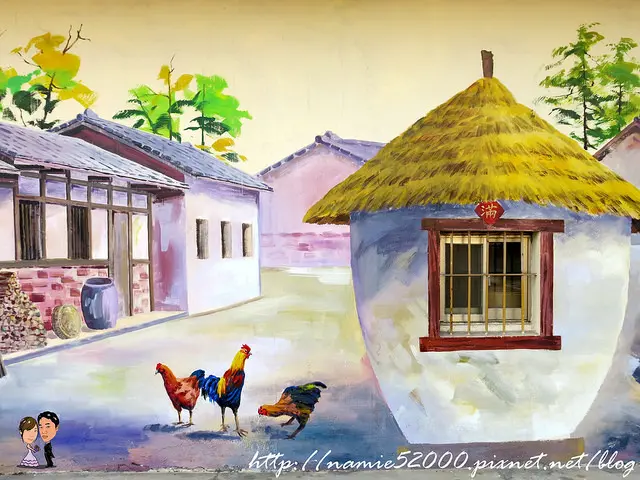 ❤[玩-蘆竹]桃園私密景點。坑口彩繪村